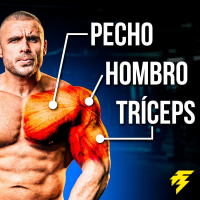 El Mejor ENTRENAMIENTO de EMPUJES para GANAR MÚSCULO (Pecho, Hombro y Tríceps)