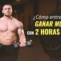 Cómo entrenar para ganar músculo con 2 horas por semana