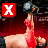 Deja de hacer PRESS DE PECHO con MANCUERNAS así (5 errores)