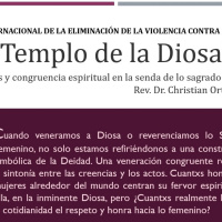 “Profanación al Templo de la Diosa” - Congruencia espiritual en la senda de lo sagrado femenino.