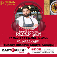 Chef Recep Şen Stüdyo Konuk (17.05.2023)