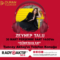Zeynep Talu Telefon Konuk (30.03.2023)