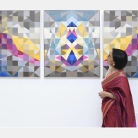 Neerja Peters – Abstract Artist who Finds Peace and Harmony in Her Works