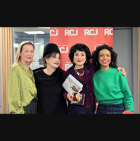 Gabrielle Lazure qui publie un livre, Sapho, compositrice auteur chanteuse et la chanteuse et compositrice Virginie Lesdemia et les Femmes Canon