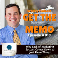 Episode 019: Why Lack of Marketing Success Comes Down to Just Three Things.