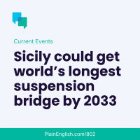 Italy envisions a bridge to Sicily