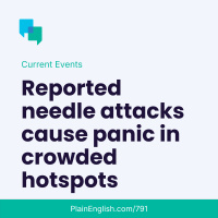 Wave of needle stabbings reported in France