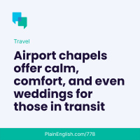Why airports have chapels