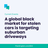 Car theft goes global