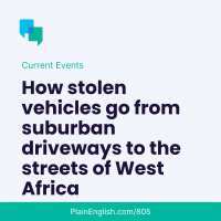 How stolen vehicles move around the world