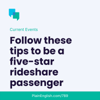 How to keep a high passenger rating