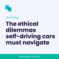 The ethics of self-driving cars