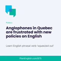 Quebec is squeezing Montreals English speakers (Squeezed out)
