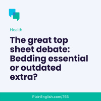 Should you use a top sheet?