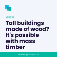 These new high-rises are made of wood