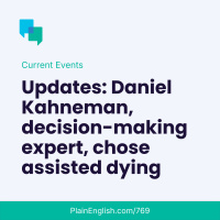 Updates: Daniel Kahneman, new euro, Rust movie