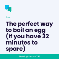 The secret to a perfectly boiled egg