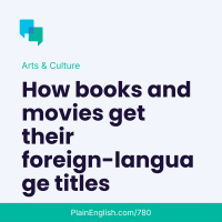 How books and movies get their local titles