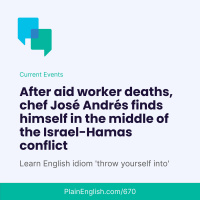 Chef José Andrés and the Israel-Hamas conflict (Throw yourself into)