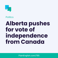 Alberta flirts with separation from Canada