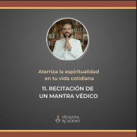 11. Recitación de un mantra védico