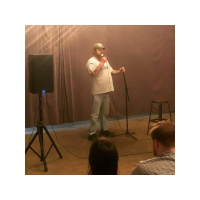 Comedian Jerry L. Woodruff