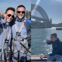 Dermot Conquers The Sydney Bridge While Dave Drinks Tea