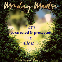 MONDAY MANTRA: I am connected  protected to allow...