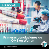 PRIMERAS CONCLUSIONES DEL EQUIPO DE LA OMS EN WUHAN.