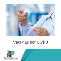 Vacunas contra Covid-19 a un precio de 3 dólares.