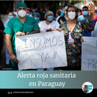 Paraguay en alerta roja sanitaria.