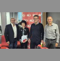 Le Professeur Aurel Messas, Chirurgien, Yann Mazens, Chargé de mission Produits et technologies de la santé chez France Assos Santé et Fabrice Py, un patient