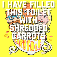 I Have Filled This Toilet with Shredded Carrots