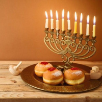 Hanukah: Lighting First at Home