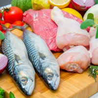 Eating Meat  Fish (4) - At The Same Table