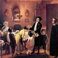 Blessing Children on Friday Night