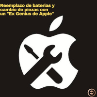 Reemplazo de baterias y cambio de piezas con un Ex Genius de Apple