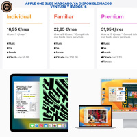 Apple One mas caro, ya disponible macOS Ventura y iPadOS 16
