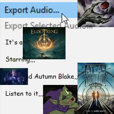 Export Audio