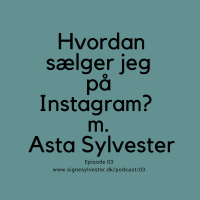 03 - Hvordan sælger jeg på Instagram? Med Asta Sylvester