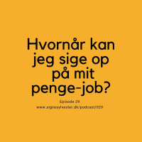 29 - Hvornår kan jeg sige op på mit penge-job?