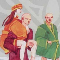 Dos Monjes y Una Mujer