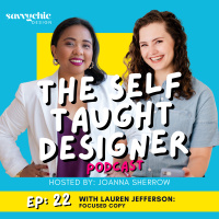 Ep 22: Mastering Copywriting: How to Unleash the Power of AI for Self-Taught Designers with Lauren Jefferson