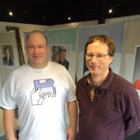 1652: The first two geeks at @TNMOCs celebration for Colossus 70th #tnmoc