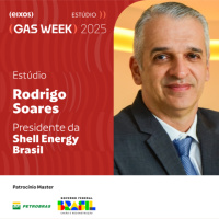 Rodrigo Soares, CEO da Shell Energy ｜ estúdio eixos na gas week 2025