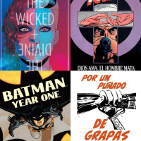 Grapa 9 Vol.01 The Wicked + The Divine, Patrulla-X: Dios Ama, El Hombre Mata y Batman Año Uno