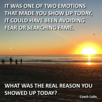 The Shift from Performance