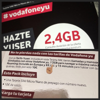 Vodafone: me siento tumbado.