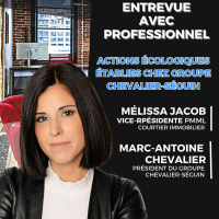 Actions écologiques établies chez Groupe Chevalier-Séguin