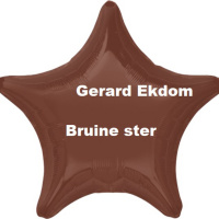 Bruine ster Gerard Ekdom 